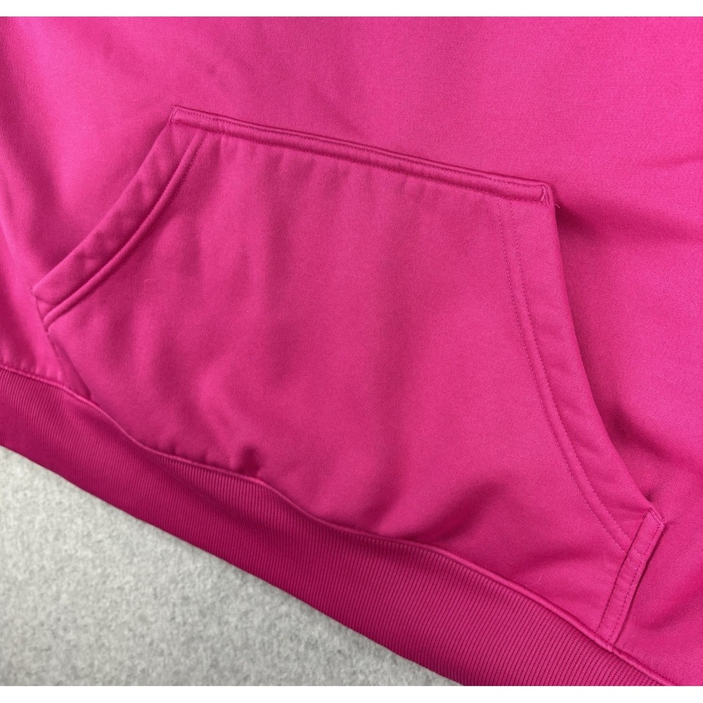 Neon Pink Bright Under Armour Storm Hood UA Semi-Fitted Hoodie Med Dopamine - Picture 6 of 10
